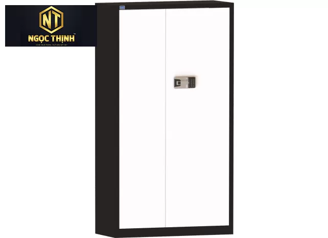 Tủ sắt hồ sơ an toàn màu trắng- cà phê 1 khoang TU09E Tủ sắt hồ sơ an toàn màu trắng- cà phê 1 khoang TU09E